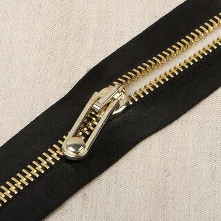cerniera lampo brillante  – nero/oro, 