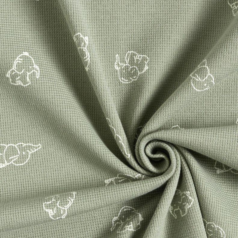 Jersey a nido d’ape cuccioli di elefante – greige,  image number 3