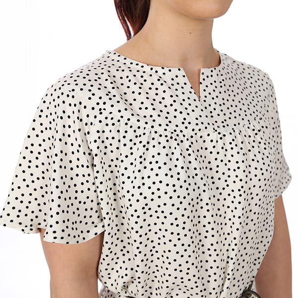 FRAU YULE Blusa con carré tondo e maniche ad aletta | Studio Schnittreif | XS-XXL, image number 6