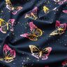 jersey di cotone Farfalle | Glitzerpüppi – blu notte/pink,  thumbnail number 2