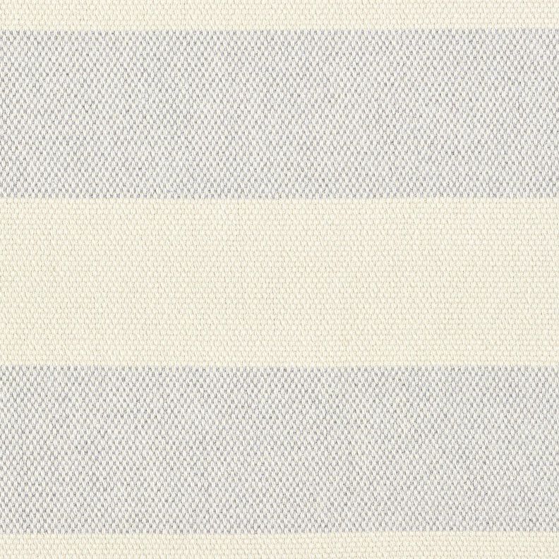 tessuto arredo panama righe ampie &ndash; grigio argento/beige chiaro,  image number 1