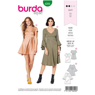 abito, Burda 6205 | 34 - 44, 