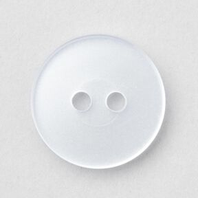 Bottone a 2 fori lucido [Ø 15 mm] – bianco, 