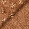 Tasche in maglia con quadrati di paillettes – caramello,  thumbnail number 4