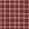 tessuto arredo mezzo panama Quadri classici – rosso borgogna/naturale,  thumbnail number 1