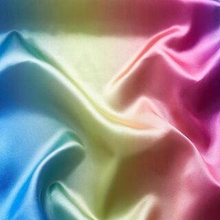 satin di poliestere, arcobaleno, sfumatura di colori, 