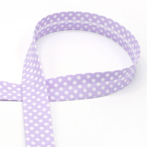 Nastro in sbieco pois [18 mm] – lillà, 