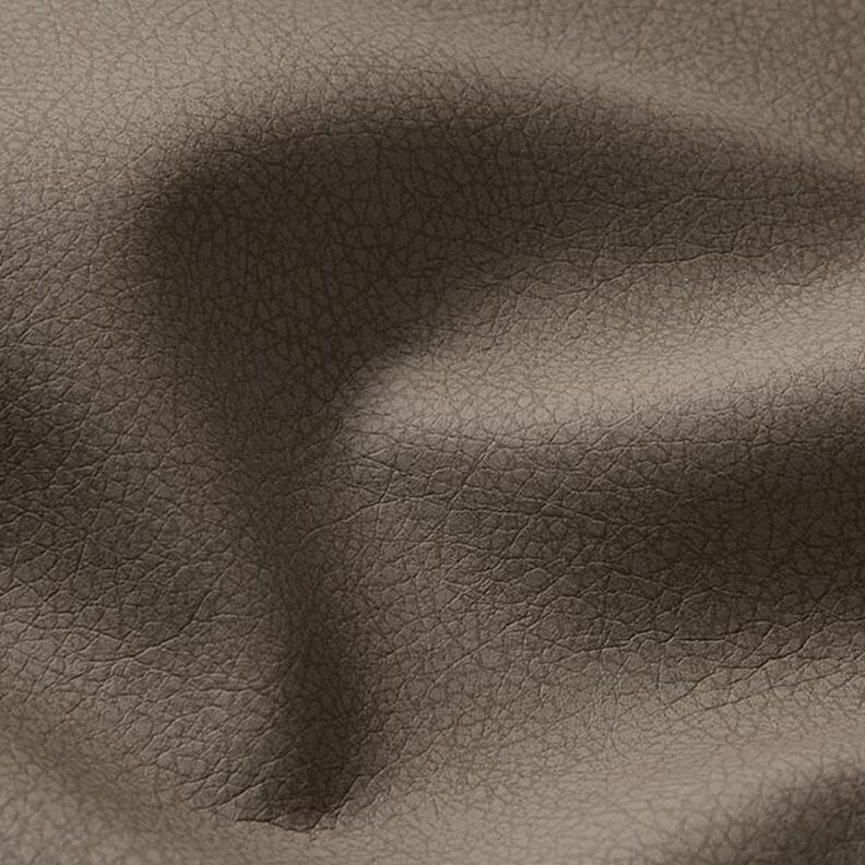 tessuto da tappezzeria similpelle Finemente modellato – talpa scuro,  image number 2