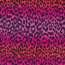 French terry, felpa estiva Leopardo a colore sfumato stampa digitale | by Poppy – porpora/rosso,  thumbnail number 1