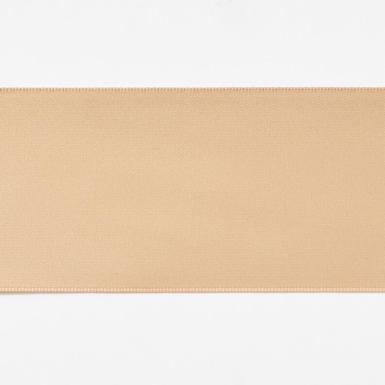 Nastro in satin [50 mm] – beige,  image number 1