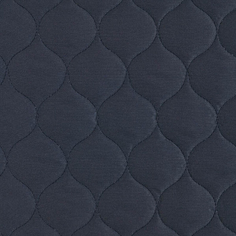 tessuto trapuntato Motivo circolare – blu marino,  image number 1