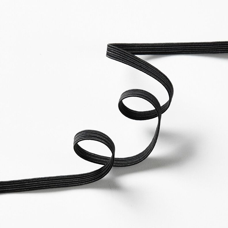 Nastro elasticizzato [10 m | 5 mm] – nero,  image number 2