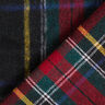 Tessuto per cappotto in misto lana vergine tartan – nero/rosso,  thumbnail number 4