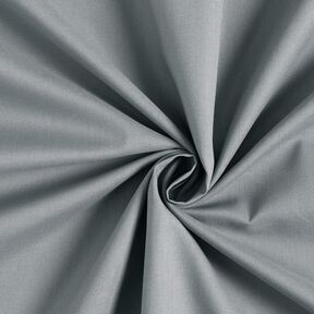 tessuto in cotone cretonne tinta unita – grigio perla, 