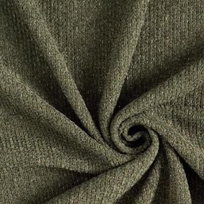 ciniglia maglia jacquard Glitter – pino scuro/argento effetto metallizzato, 