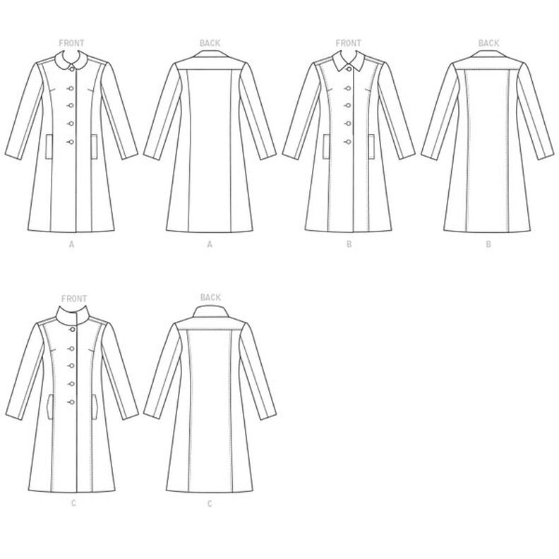 cappotto, Butterick 6385|32 - 40,  image number 7