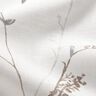 tessuto per tende a vetro voile delicati ramoscelli – bianco/grigio argento,  thumbnail number 5