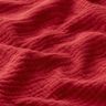 GOTS mussolina / tessuto doppio increspato | Tula – rosso Bordeaux,  thumbnail number 4