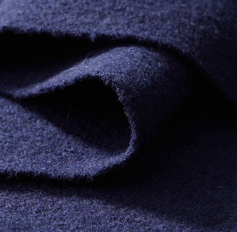 loden follato in lana – blu marino,  image number 4