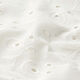 tessuto in cotone, ricami a giorno, tralci – bianco,  thumbnail number 2