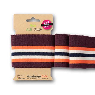 GOTS tessuto in maglia per bordi e polsini CUFF ME COLLEGE [ 140 cm | 7 cm ] | Albstoffe – rosso, 