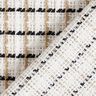 Bouclé grezzo a quadri – bianco/beige,  thumbnail number 4