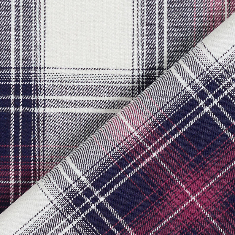 Camicia in tessuto di cotone a quadri scozzesi – rosso scuro/blu marino,  image number 5