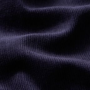 velluto a costine stretch – blu marino, 