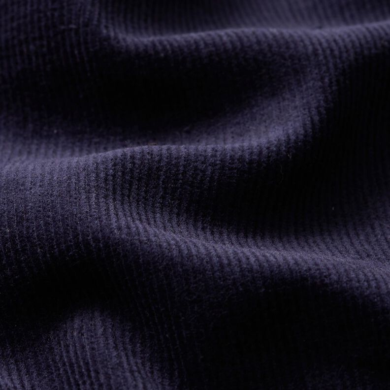 velluto a costine stretch – blu marino,  image number 2