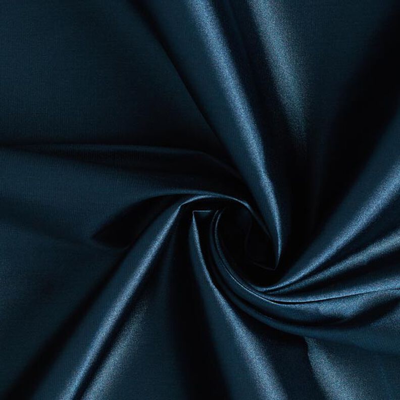 Stretch Satin – petrolio,  image number 1