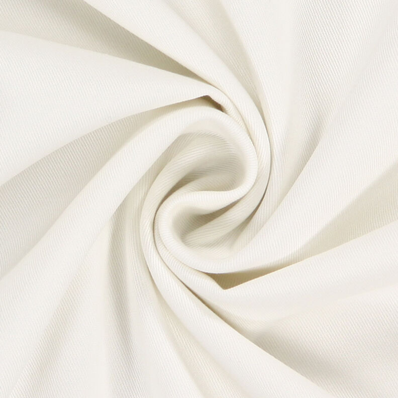 twill di cotone tinta unita – bianco lana,  image number 2