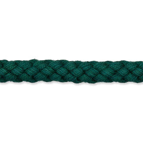 Cordoncino in cotone [Ø 7 mm] – verde scuro, 