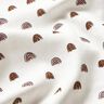 mussola Piccoli arcobaleni, lisci – avorio/rosa,  thumbnail number 3