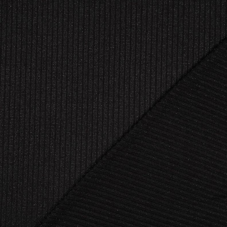maglia a coste lurex – nero,  image number 3