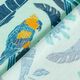 jersey di bambù, uccelli e foglie – verde pastello,  thumbnail number 4