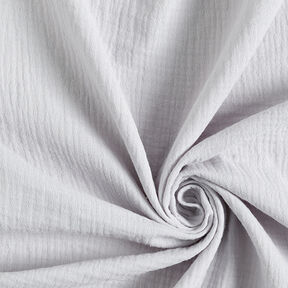 mussolina / tessuto doppio increspato – grigio chiaro, 