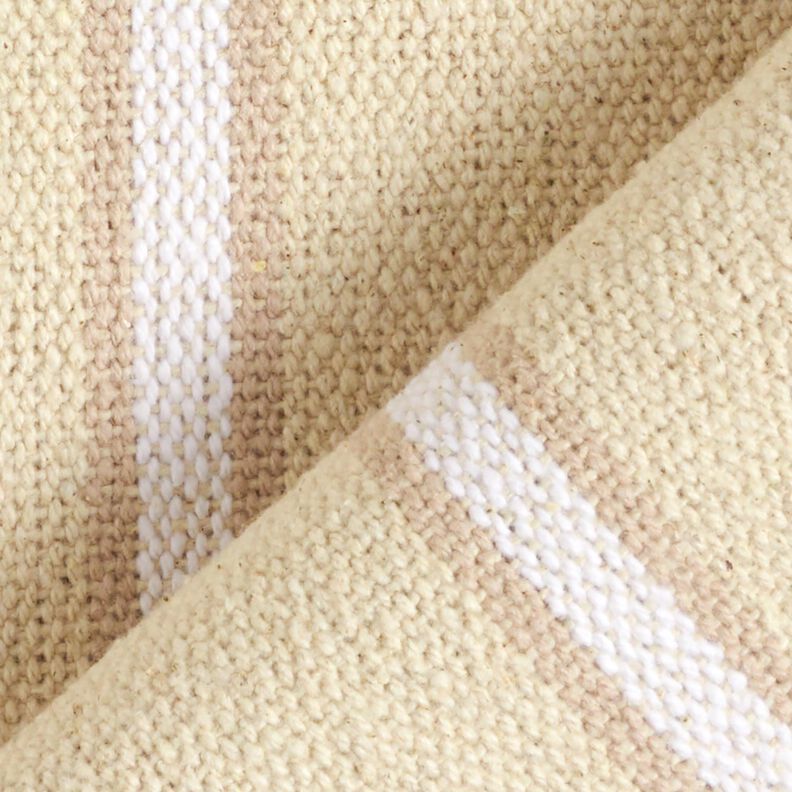 Tessuto in cotone Rustico – anemone/naturale, image number 4