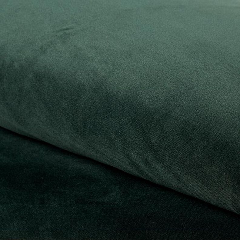 tessuto da tappezzeria velluto – verde scuro,  image number 1
