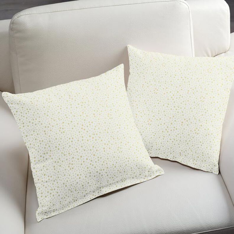 tessuto in cotone cretonne cielo stellato natalizio, piccolo – bianco,  image number 6