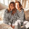felpa garzata Stampa leopardata | Poppy Fabrics – crema/anemone,  thumbnail number 5