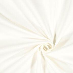 Satin in cotone stretch – bianco lana, 