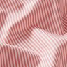 Tessuto in cotone a righe sottili – bianco/arancio pesca,  thumbnail number 2