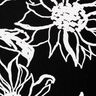 misto lino viscosa Girasoli astratti – nero/bianco,  thumbnail number 5