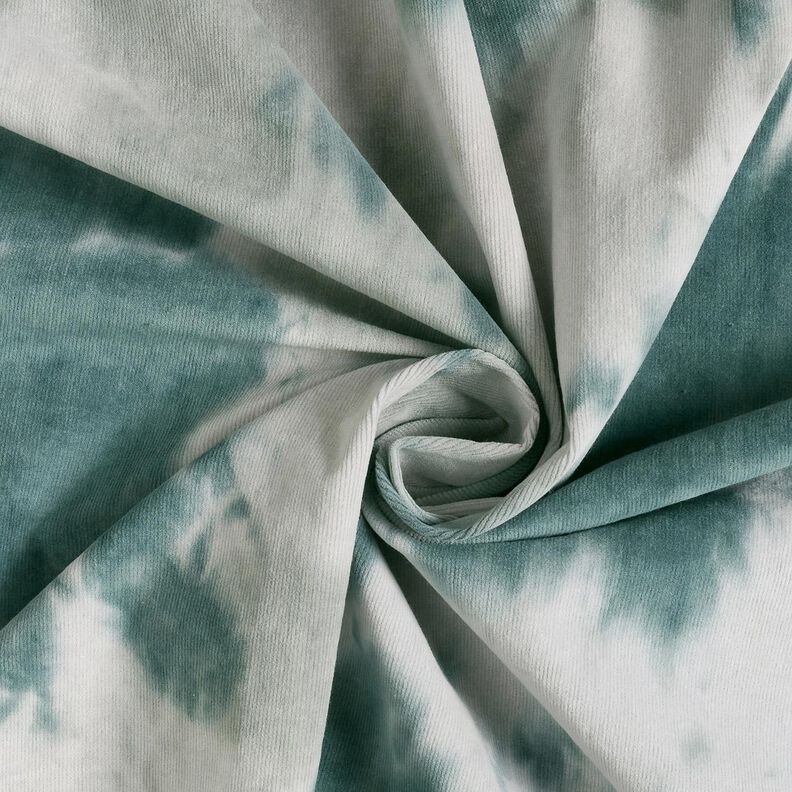 velluto a costine batik – abete blu, image number 3
