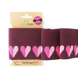 GOTS tessuto in maglia bio per bordi e polsini CUFF ME ICON [140 cm | 8 cm] | Albstoffe, 