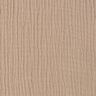 GOTS Mussola di cotone a tre strati – beige scuro,  thumbnail number 4