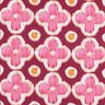 tessuto arredo tessuti canvas Aspetto ricamato – rosso Bordeaux/pink,  thumbnail number 1