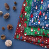 tessuto in cotone popeline Gnomi e abeti – blu,  thumbnail number 5