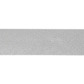 Nastro in sbieco Metallico [30 mm] – argento effetto metallizzato, 