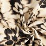 misto lino viscosa Fiori sfocati in stampa digitale – beige chiaro/nero,  thumbnail number 3